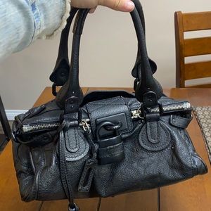 Chloe Paddington rare all black bag